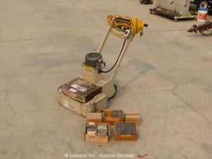 Edco 2EC Walk-Behind Dual Headed Electric Concrete Floor Grinder bidadoo