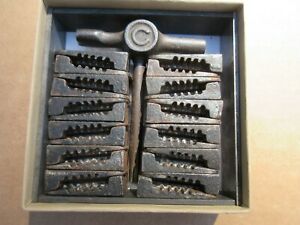 ( 12 ) Sets Letterpress Challenge 1 3/4&#034; Wedge Style Quoins w/Key    G36