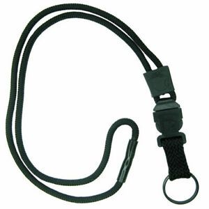 Heavy Duty Black EK Lanyard Plus w/ Detachable Key Ring Keychain (10028) EK USA