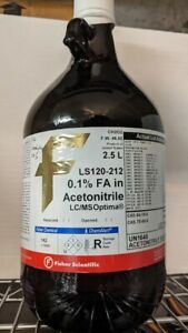 Fisher LS120-212 Acetonitrile with 0.1% Formic Acid (v/v), Optima™ LC/MS Grade