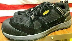 KEEN MEN SIZE 14 D NEW ALUMINUM SAFETY TOE EH BLACK SHOES SPRINGFIELD 1018626D