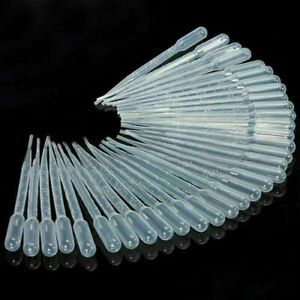 200 x 3ml Durable Dropper Transfer Graduated Disposable Plastic