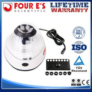 Electric Benchtop Centrifuge Lab Medical Practice Mini Centrifuge 5400rpm US