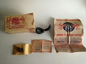 Rare 1955 VTG Instruction Book &amp; Box Only !!! NO Engine Performance Watchdogs