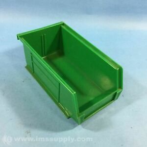 Integrated Plastics 30-220 green Hanging and Stacking Bin 7 -3/8&#034; USIP