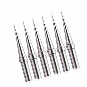 6pcs Replacement Tips Weller ET Soldering Iron Tips for WES51/50,WESD51,WE101...