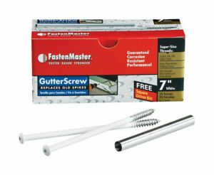 FastenMaster #FMGUT007-25BR Galvanized Brown Square Coarse Gutter Screws 7&#039;&#039; in