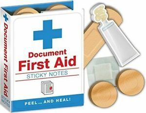 First Aid Notes - Hospital Theme Sticky Notes Booklet - Philosophers Guild