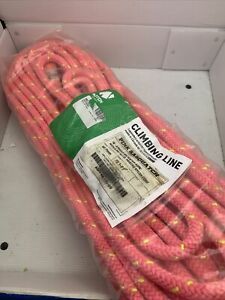 150FT X 1/2&#034; NOTCH PINK SASQUATCH CLIMBING LINE ROPE 9,200LB - ARBORIST