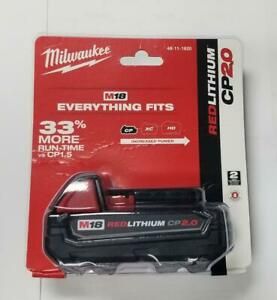 Milwaukee Electric Tool Red Lithium Ion CP2.0 Battery #48-11-1820