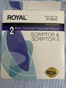 Royal 013045 Typewriter Ribbon Correctable Compatible Replaces 013045 (2 Pack)