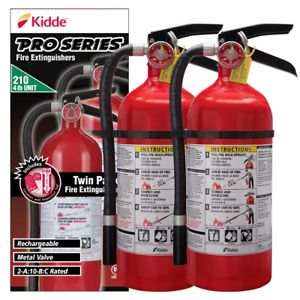 2 Pack Fire Extinguisher Rechargeable Fire Extinguishers with Hose