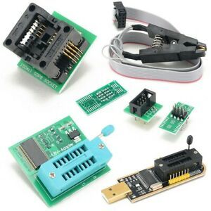 1.8V Adapter 24/25 Series USB Programmer SOIC8 Clip EEPROM BIOS Writer CH341A