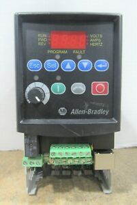 UNTESTED Allen-Bradley PowerFlex 4 22A-D2P3N104 Series A AC Drive Missing Cover