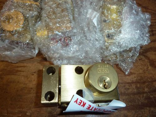 4 NEW KIRK INTERLOCK LOCK SET LOCK with keys 61149 security