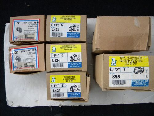 New lot arlingtong / american fitting  connectors - 1-1/4&#034; - 1-1/2&#039; for sale