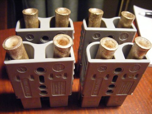 Lot of 4 anderson sb120 connector kits free shipping!! 6 awg 6800g3  120a 600v for sale