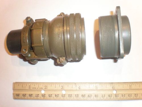 New - ms3106b 36-1s (sr) with bushing and ms3102e 36-1p - 22 pin mating pair for sale