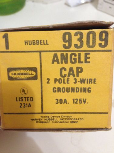 Hubbell angle cap 9309 30 a 125 v x5 for sale