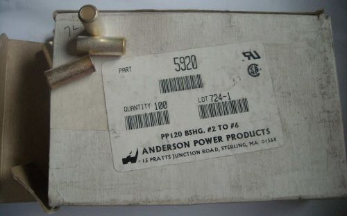 Anderson P/N 5920 , PP120 Reduction Bushing BSHG. #2 TO #6, 2 TO 6 Ga