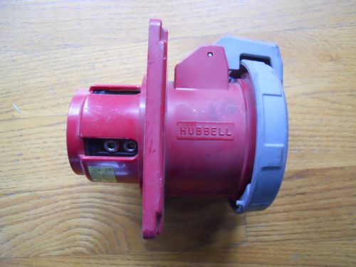 Hubbell 5125R6W Pin &amp; Sleeve 125A Receptacle HBL5125R6W