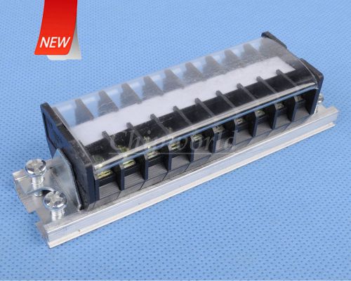 New dual 10 position terminal barrier strip 15a 600v for sale