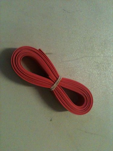 1/2&#034; ID / 13mm ThermOsleeve RED Polyolefin 2:1 Heat Shrink tubing - 50&#039; section