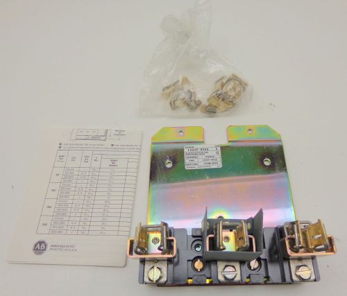 Allen-bradley 1494f-r666 fuse block adapter plate kit 60a 600 max volts for sale