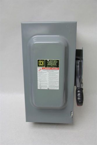 Square-d heavy duty non-fusible safety switch hu362 with 60a and 600vac for sale