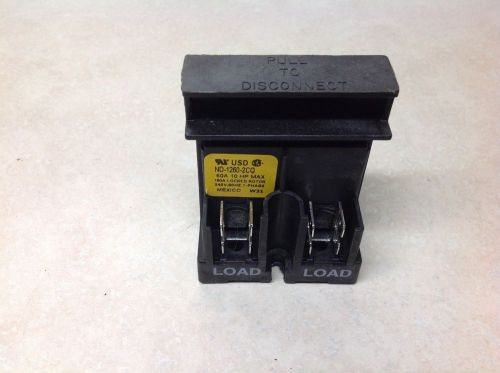 USD ND-1260-2CQ 60 AMP DISCONNECT SWITCH PULL OUT-180A Locked Rotor 10 HP Max (5