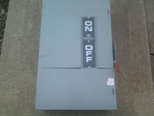 GE DISCONNECT TYPE 1 CAT# TG4324 200A 240V 3P FUSIBLE