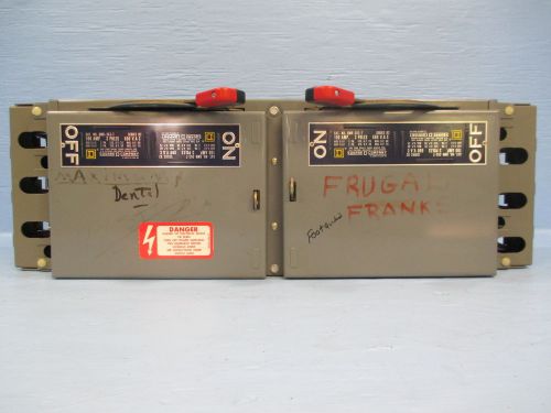 Square D QMB363T 100A 600 VAC QMB Fusible Branch Switch D2 Ser QMB-363-T 100 Amp