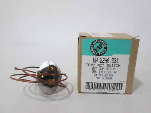 New carrier hh 22ha 231 temperature activated limit switch 277v 125va d333645 for sale