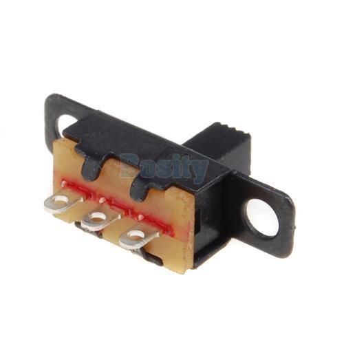 20pcs black mini size spdt slide switch on-off pcb diy 5v 0.3a compact &amp; durable for sale