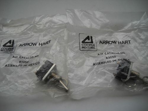 COOPER / ARROW HART AH 83050 TOGGLE SWITCHES 2 POSITION (SET OF 2)NEW IN PACKAGE