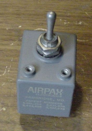 NOS Airpax Electronics Sealed DPST Switch #AP12  1-6-2F-752, 7.5 Amp 240 V 60 Hz