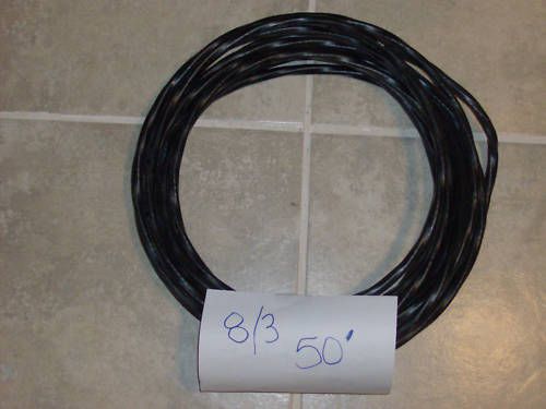 8/3 W/GROUND ROMEX INDOOR ELECTRICAL WIRE 50&#039; (ALL LENGTHS AVAILABLE)