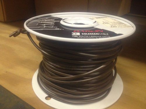 250&#039; 20/5 thermostat cable wire brown cl2 20 awg ga. 2 conductor for sale