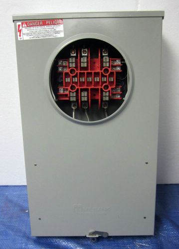 Milbank 20a 600v meter socket ce138 - 20a 8t ts07-0204 prwrd nos!!! for sale