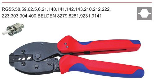 8.1,6.5,5.4,2.6,1.72mm2 fse-05h coaxial cable ratchet crimping crimper plier for sale