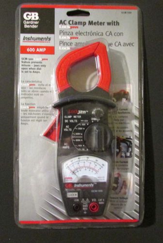 Brand new!!  gb gcm-500 ac clamp meter with lock jaw  nib for sale