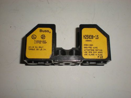 Buss bussmann h25030-1s h25030 1s fuse holder new for sale