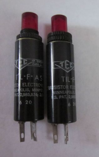 2 Tec Lite Indicator Lights (?) TIL-F-AS 6 20
