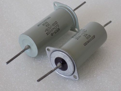 1x KBP-F 0.47uF 250Vdc/127Vac 10A High Power Capacitor with Mounting Stand NOS