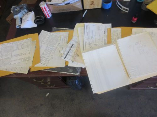 Ex-cell-o cnc mill lot of diagram half wave dynapath ob listing paperwork for sale