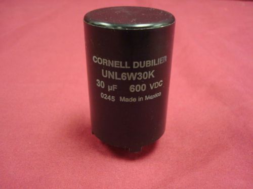 (new) cornell dubilier 30uf 600v capacitor for sale