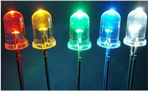 Enduring Best 10x 3mm Round Top Seven Color Slow Flashing Lights LED Lamp TBUS