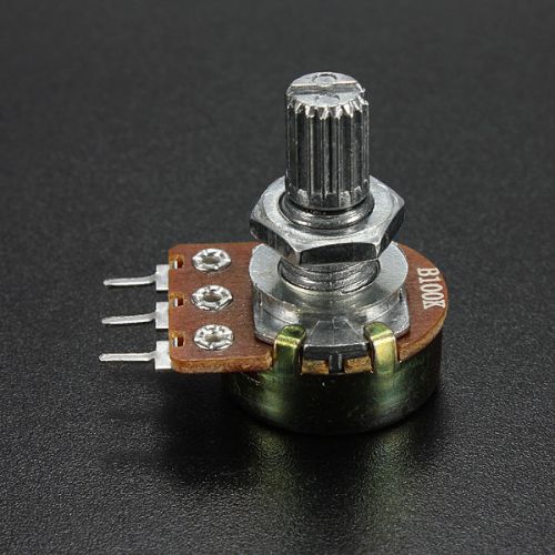 2 x 10k b10k ohm linear taper rotary potentiometers for sale