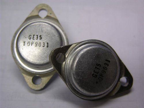 2 general electric ge35 15a npn silicon power transistors for sale