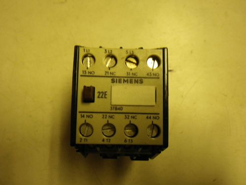 Siemens 3TB40 17-0A Control Relay